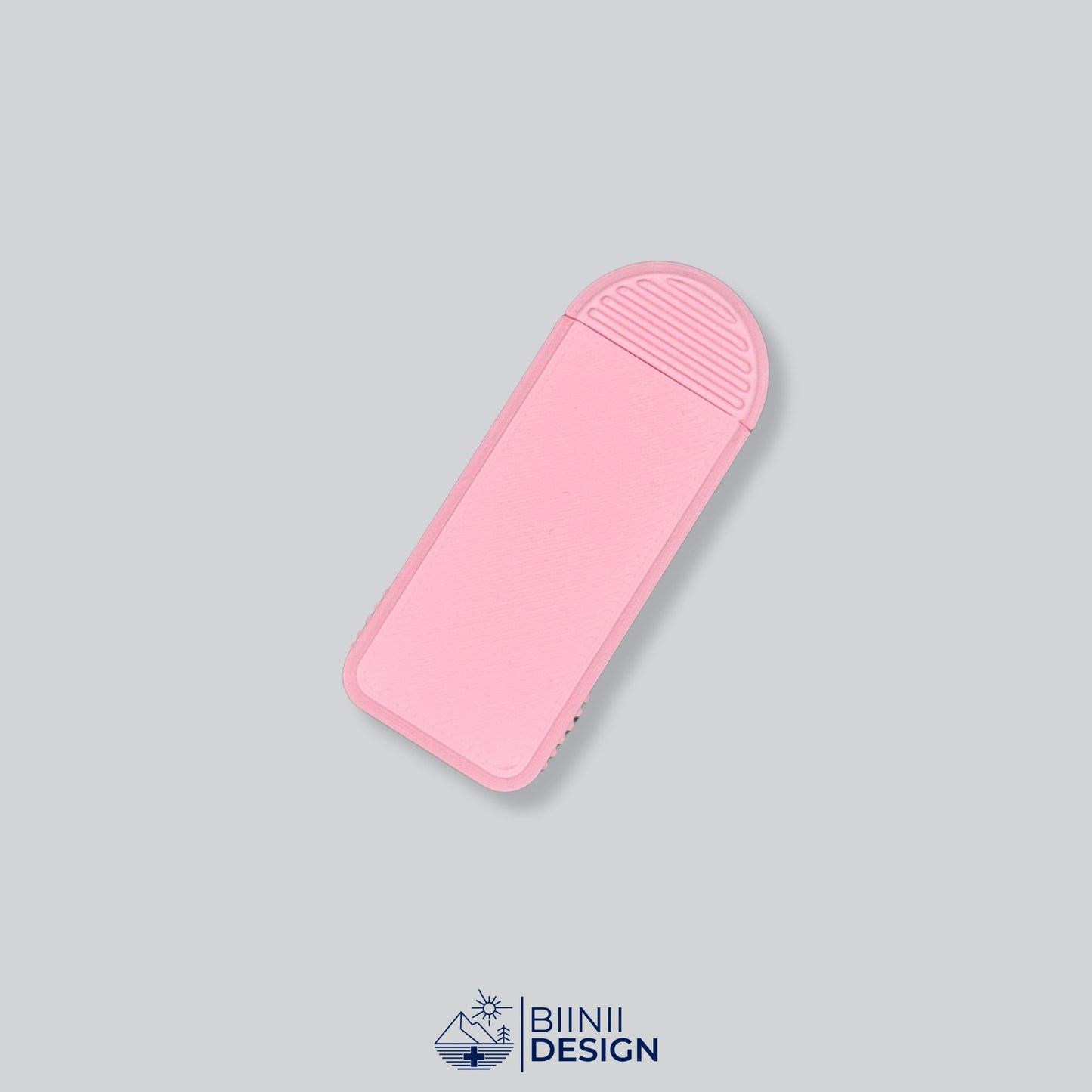 Pink Monochrome Compact Daily Pill Case for quick-access doses. Excellent for daily medication and travel.