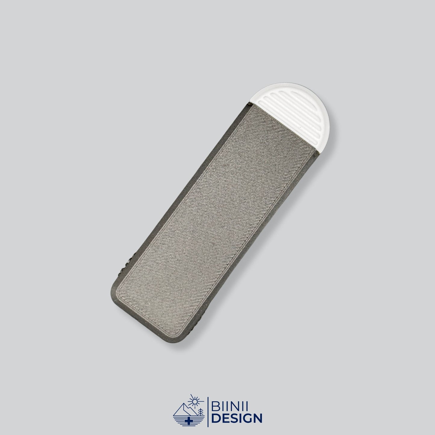 Black/White Two-Tone Compact Daily Pill Case for quick-access doses. Excellent for daily medication, four doses a day, and travel.