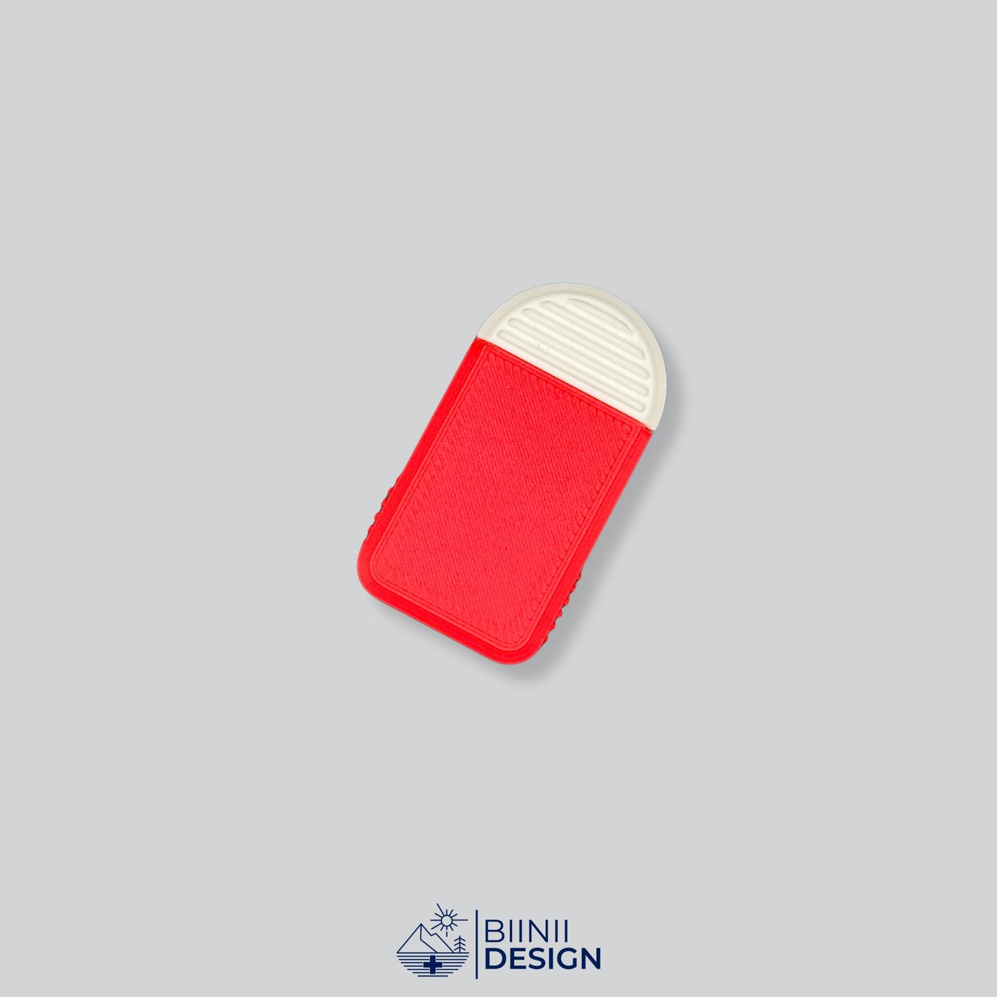 Red-and-white 2-compartment pillbox, Swiss-made compact pill case for vitamins, supplements or daily medication, stylish and portable.
Keywords: pillbox, pill case, pill organizer, pill holder, daily pillbox