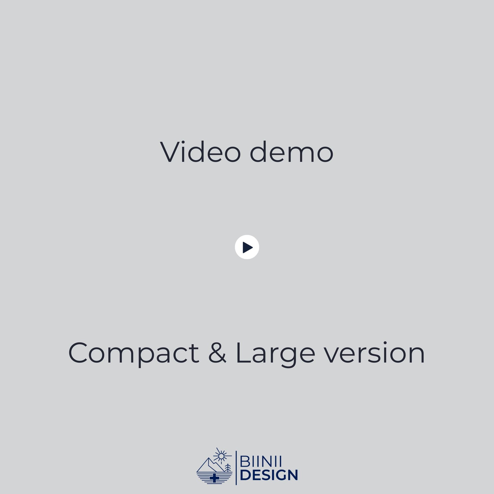 Demo video — opening and closing the deluxe keychain pill holder (Compact).