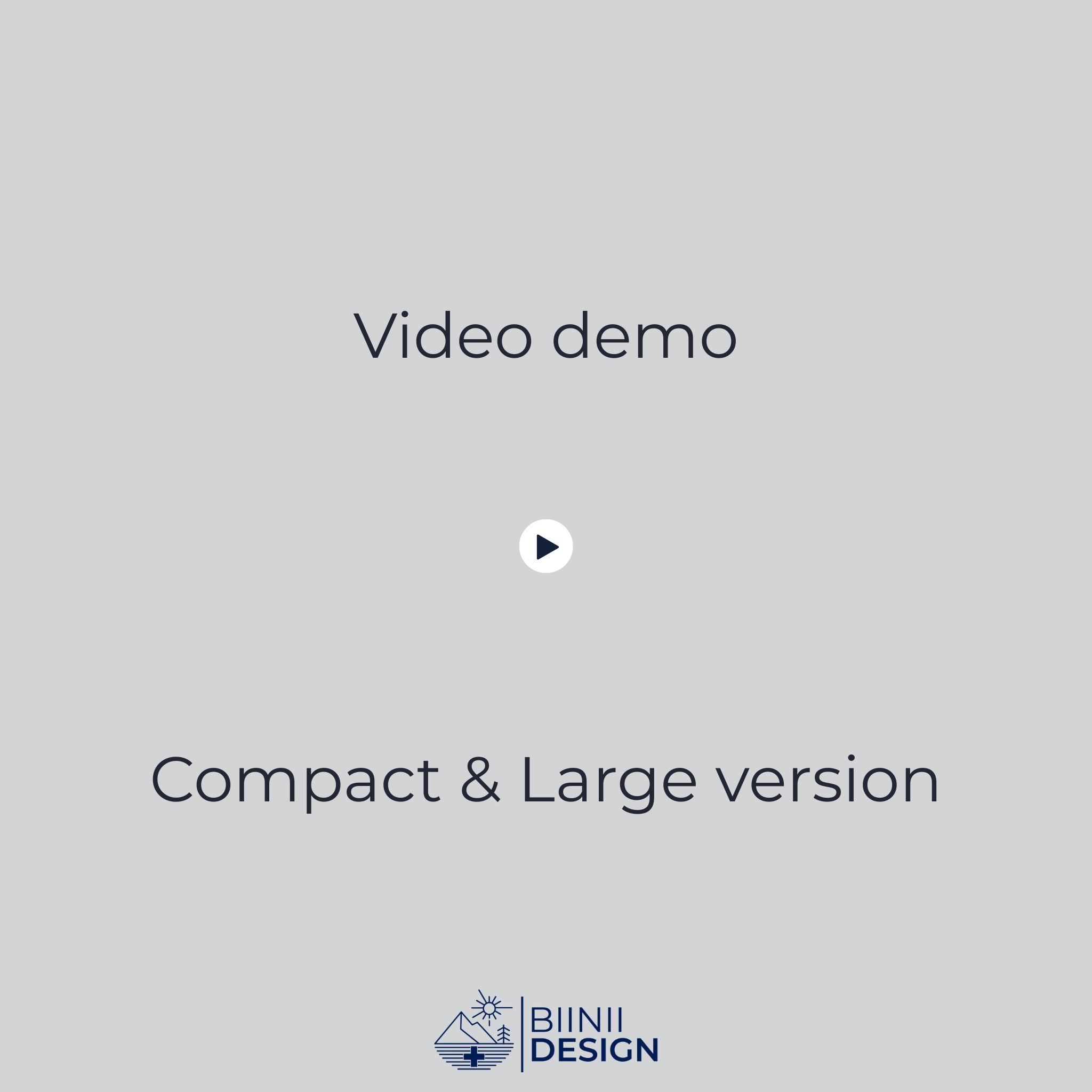 Demo video — opening and closing the deluxe keychain pill holder (Compact).