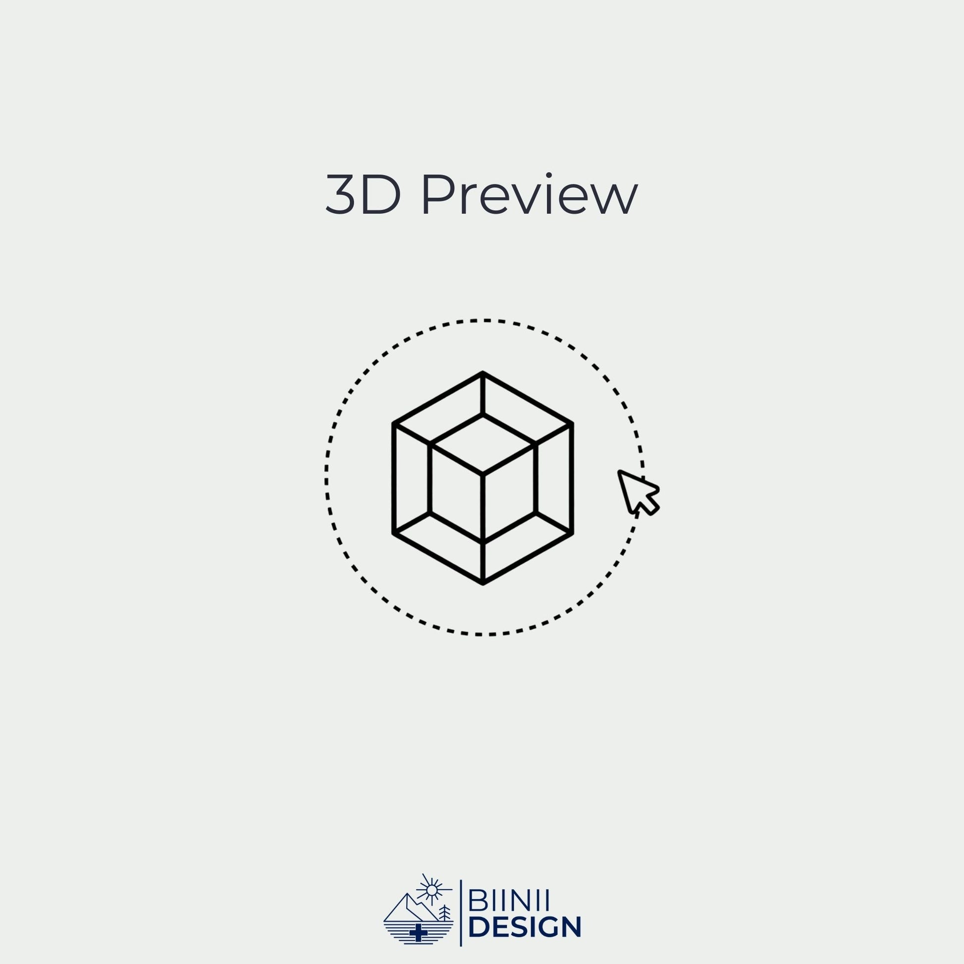 3D 360-degree render video of the Cheat the Reaper White Edition sliding pill organizer, featuring matte white body with black skull design and compact structure.