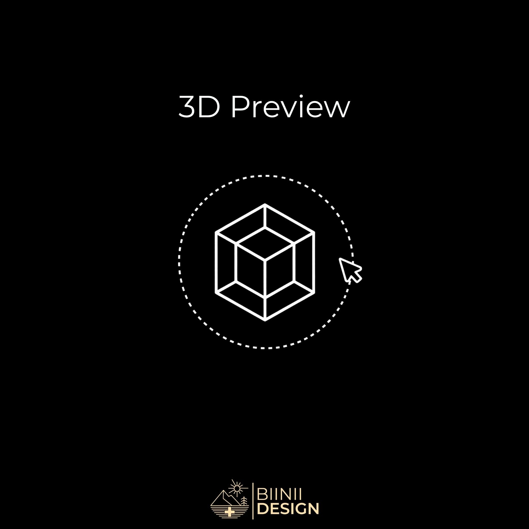 3D 360-degree render video of the "Cheat the Reaper" 2-row sliding pill organizer. Highlights designer art finish and compact structure.