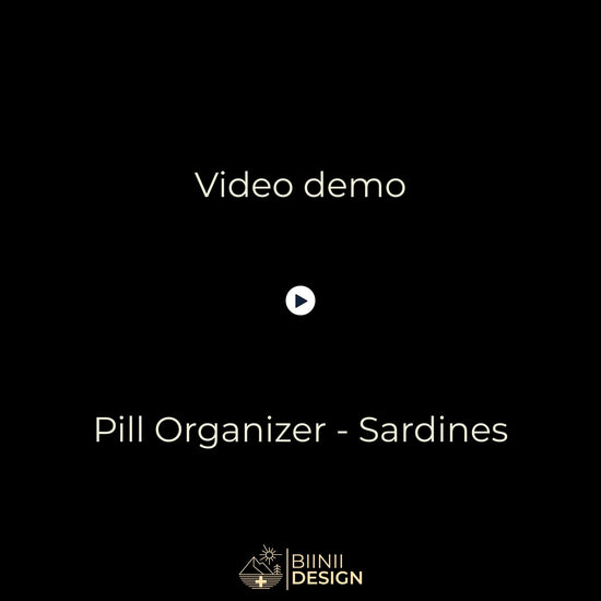 Video demo: Healing Voodoo organizer opening 5 cpt filled slide closure and premium Biinii gift packaging.